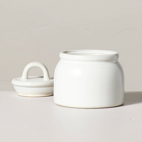 9oz Stoneware Crock Cream - Hearth & Hand™ with Magnolia - Picture 2 of 3